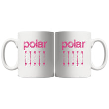 Load image into Gallery viewer, Pink Arrows White 11oz Coffee Mug
